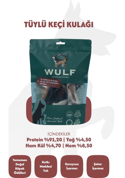 Tüylü Keçi Kulak %100 Doğal Köpek Ödül Maması modelleri