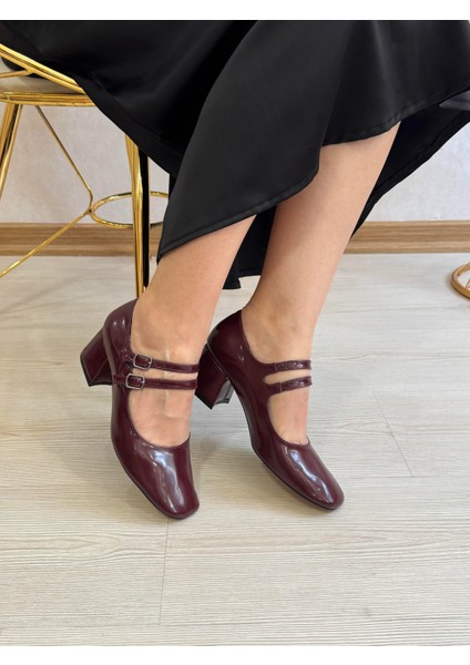 Önü Kapalı Kemerli Kadın Topuklu Ayakkabı 894 fiyatları
