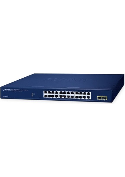 Layer 2 Web Smart Ethernet Switch&lt;br&gt; 24 x 10/100/1000BASE-T Port&lt;br&gt; 2 x 100/1000BASE-X Sfp Yuva&lt;br&gt; 24-Port 10/100/1000T + 2-Port 1000X Sfp Web Smart Ethernet Switch
