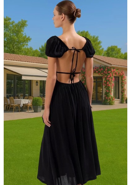 Şık Kadın Yazlık Maxi Elbise Viskoz Polyester Dokuma Rahat ve Şık Şık Görünüm Kaliteli Işçilik fırsatları