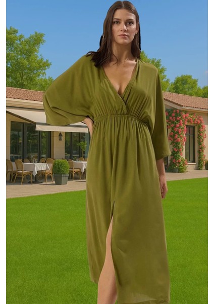 Rahat Viskoz Maxi Elbise Tek Kol Zebra Desenli Yazlık Profesyonel Görünüm Günlük Kullanım Için fiyatları