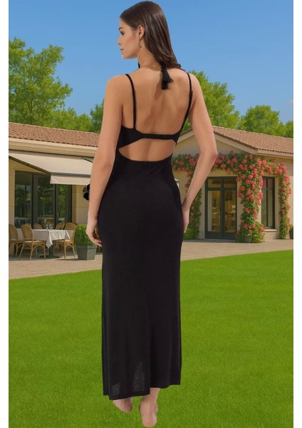 Yazlık Maxi Elbise Bodycon Cut Out Tek Kol Viskoz Modern Stil Trend Tasarım Kaliteli Işçilik fiyatları