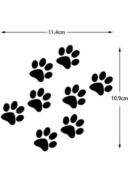 Kedi Patisi Motorsiklet, Laptop, Kask, Araba Sticker 8'li fiyatları