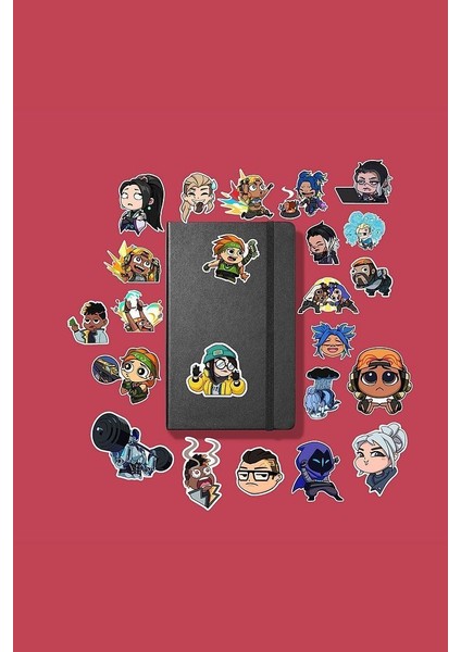 Valorant Paketi /bullet Journal Defter Çıkartma Ajanda Laptop Etiket