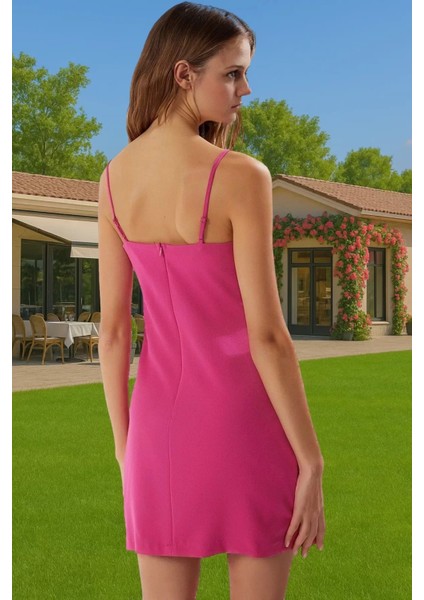 Feminen A Kesim Kısa Elbise Polyester Elastan Yazlık Gece Elbisesi Modern Stil Trend Tasarım modelleri