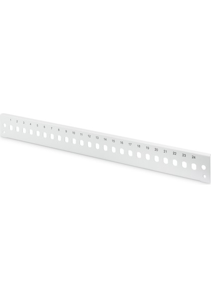 DN-96200-QL Sürgülü Boş Fiber Optik Sonlandırma Kutusu Için Önpanel, Kilit Mekanizmalı, 24 x St Simplex, 1u&lt;br&gt; digitus Fiber Optic Splice Box Front Panel, Quick Lock, 24 x St Simplex, 1