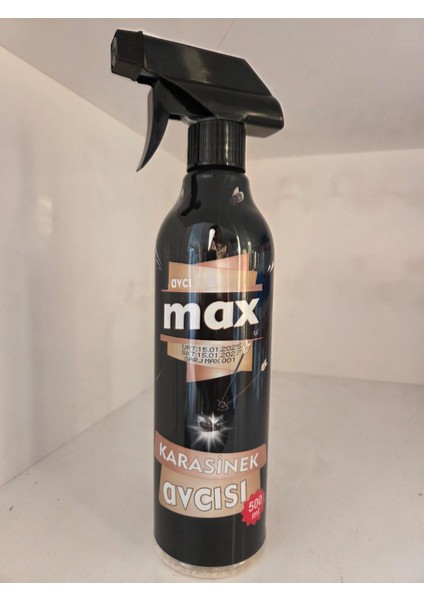 Sinek ve Karasinek Öldürücü Siyah Avcı Max 500 ml "" Yeni Ürün""