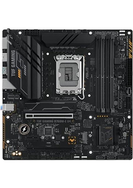 Tuf Gamıng B760M-E D4 Intel B760 LGA1700 Ddr4 5333 Dp HDMI 2x M2 Usb3.2 Aura Rgb 2.5gbit Lan Matx Asus Tuf Protectıon, Armoury Crate, Aı Suite 3 Anakart