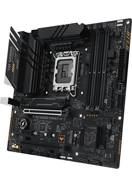 Tuf Gamıng B760M-E D4 Intel B760 LGA1700 Ddr4 5333 Dp HDMI 2x M2 Usb3.2 Aura Rgb 2.5gbit Lan Matx Asus Tuf Protectıon, Armoury Crate, Aı Suite 3 Anakart