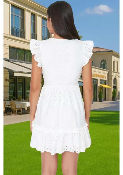 Astarlı Brode Mini Elbise Rahat ve Nefes Alabilir Yazlık Giyim Profesyonel Görünüm Trend Tasarım modelleri