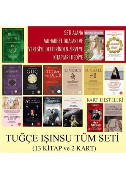 Tuğçe Işınsu ve Tüm Kitaplar Seti (13 Kitap ve 2 Kart)
