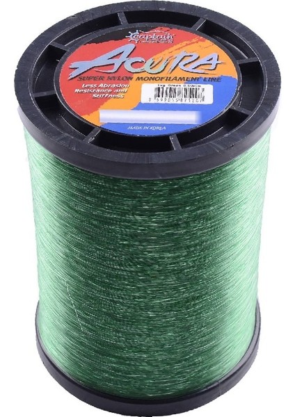 Captain Acura 1kg Bobin Misina Yeşil 0.30 mm