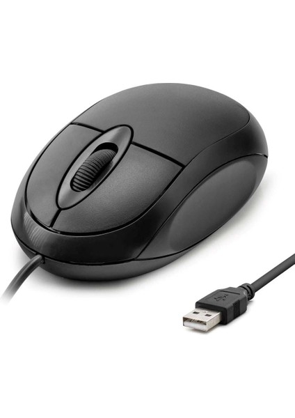 Kablolu Mouse 800 Dpı 110CM Siyah ND3252