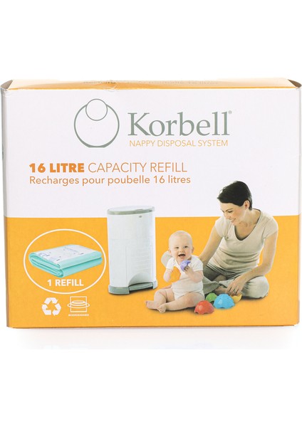 495 Adet Kirli Bebek Bezi Kapasiteli Çöp Poşeti