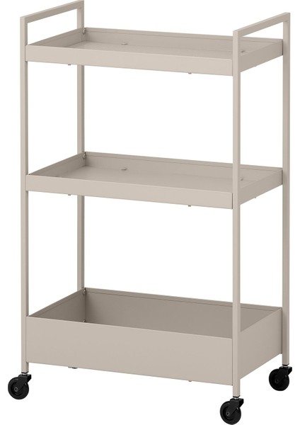 Servis Arabası, Bej, 50,5x30x83 cm