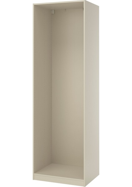 Gardırop Iskeleti, Bej, 75X58X236 cm