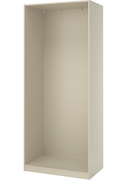Gardırop Iskeleti, Bej, 100X58X236 cm