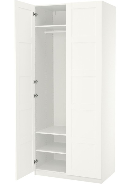 Pax Gardırop, Beyaz, 100x60x236 cm