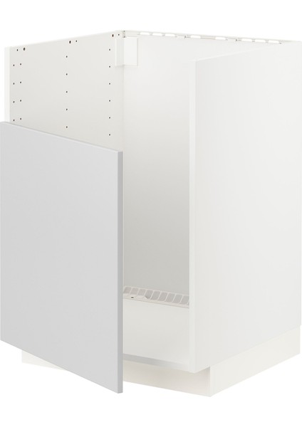 Bredsjön Eviye Dolabı, Veddınge Gri, 60X60 Cm, 1 Kapaklı