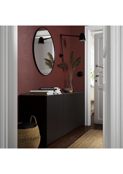 Duvar Dolabı, Venge, 180X42X64 Cm, Lappvıken modelleri