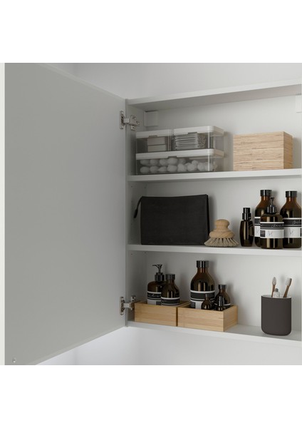 Banyo Duvar Dolabı, Beyaz-Parlak Cila Beyaz, 60X15X75 Cm, 1 Kapaklı fiyatları
