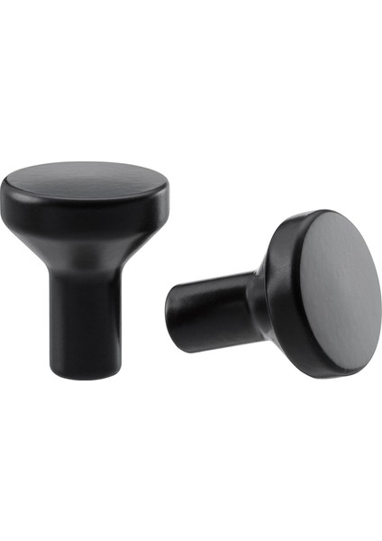 Topuz, Siyah, 21 Mm, 2 Adet