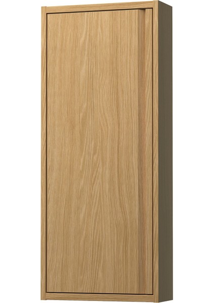 Banyo Duvar Dolabı, Meşe Görünümlü, 40X15X95 cm