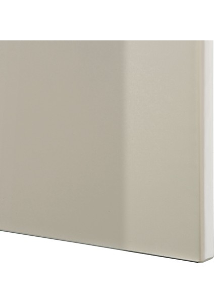 Tv Ünitesi, Beyaz-Parlak Cila-Bej, 300X42X231 Cm, Selsvıken/glassvık, Çıt Çıt Raylı fırsatları