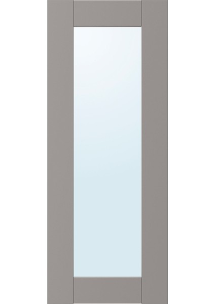 Aynalı Kapak, Gri, 30X75 cm
