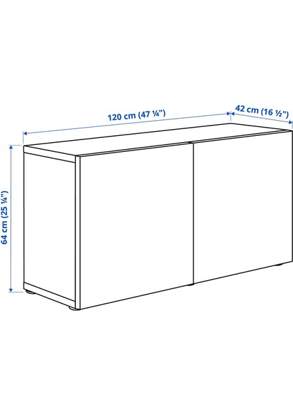 Raf Ünitesi, Beyaz-Şeffaf Cam, 120X42X64 Cm, Glassvık fırsatları