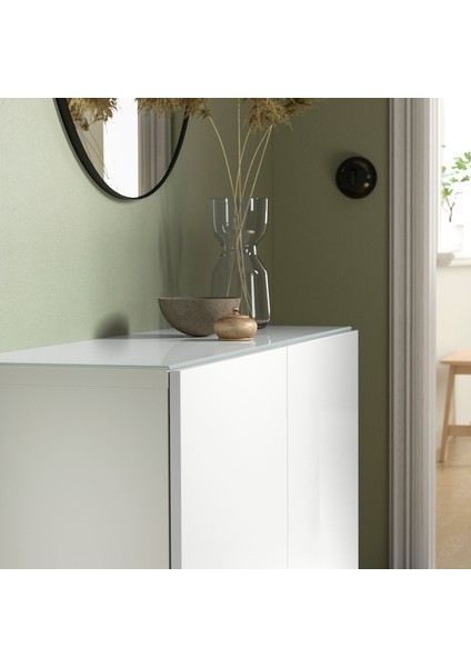 Üst Panel, Beyaz Cam, 120X40 cm modelleri
