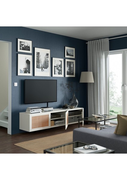 Tv Sehpası, Beyaz, 180X42X38 Cm, Studsvıken fiyatları