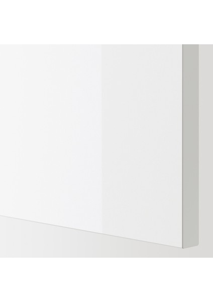 Banyo Duvar Dolabı, Gri-Parlak Cila Beyaz, 80X15X75 Cm, 2 Kapaklı