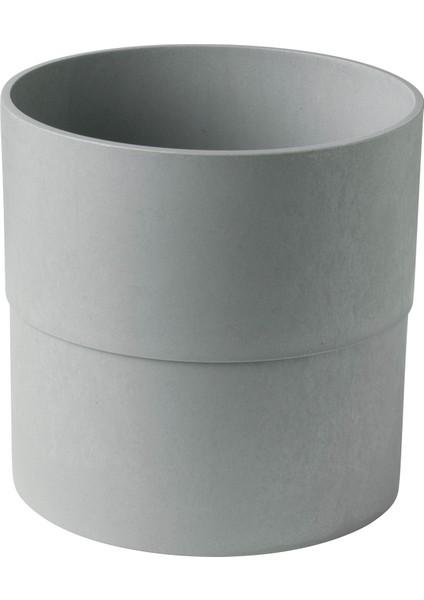Plastik Saksı, Gri, 24 cm