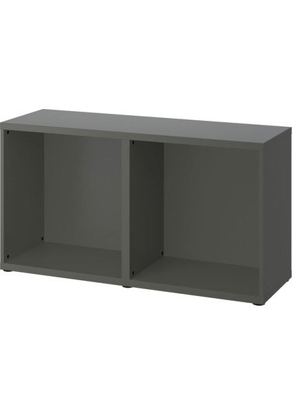 Iskelet, Koyu Gri, 120X40X64 cm