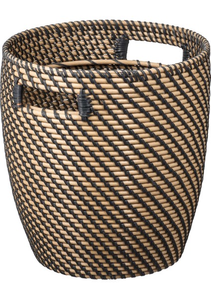 Plastik Saksı, Natürel, 24 cm