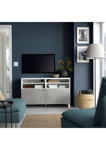 Tv Sehpası, Beyaz, 120X42X74 Cm, Kallvıken fiyatları