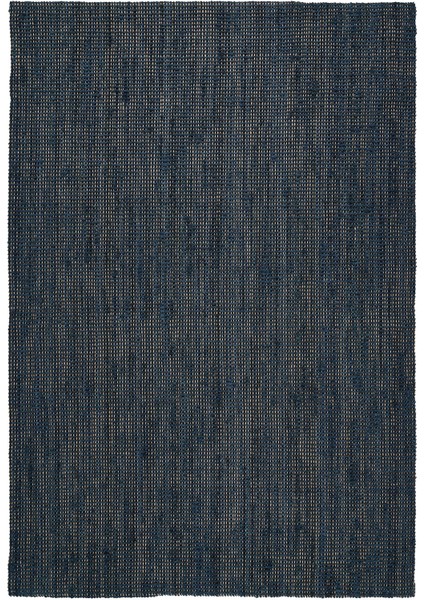 Jüt Halı, Koyu Mavi, 160x230 cm, Düz Dokuma