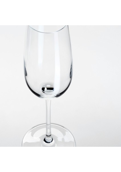 Şampanya Kadehi, Cam, 22 Cl, 6 Adet