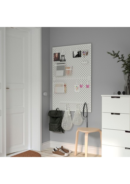 Çok Amaçlı Pano Parçası, Beyaz, 3'lü Set