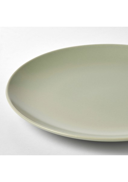 Tabak Seti, Mat Yeşil, 26 Cm, 4 Adet
