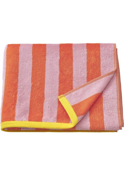 Banyo Havlusu, Turuncu-Pembe, 70x140 cm