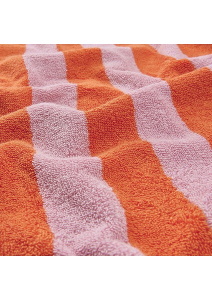 Banyo Havlusu, Turuncu-Pembe, 70x140 cm fiyatları