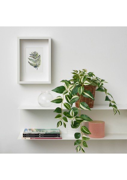 Yapay Bitki, Yeşil, 12 Cm, Telgraf Çiçeği, Iç/dış Mekan