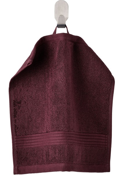 IKEA FREDRIKSJÖN El Havlusu, Koyu Kırmızı, 30x30 cm 2 ADET / Malzeme Pamuk