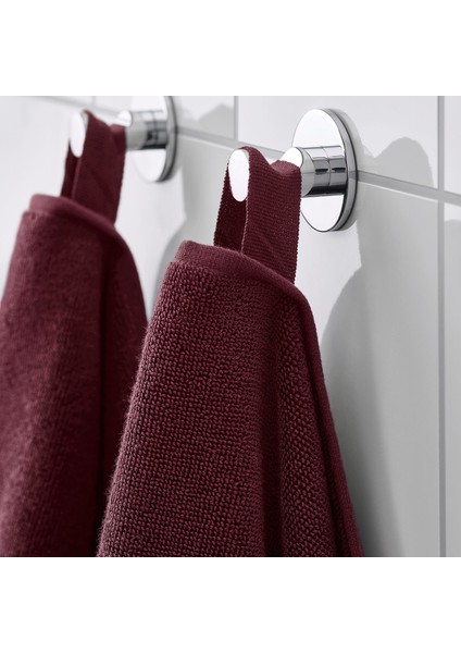 IKEA FREDRIKSJÖN El Havlusu, Koyu Kırmızı, 30x30 cm 2 ADET / Malzeme Pamuk fırsatları