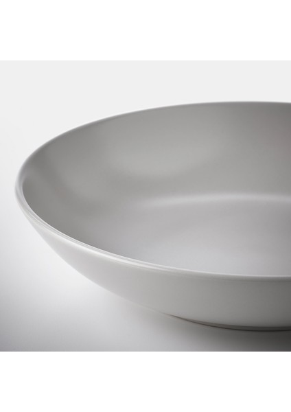 Yemek Takımı, Mat Açık Gri, 18 Parça