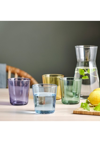 Bardak Seti, Çok Renkli, 30 Cl, 4 Adet