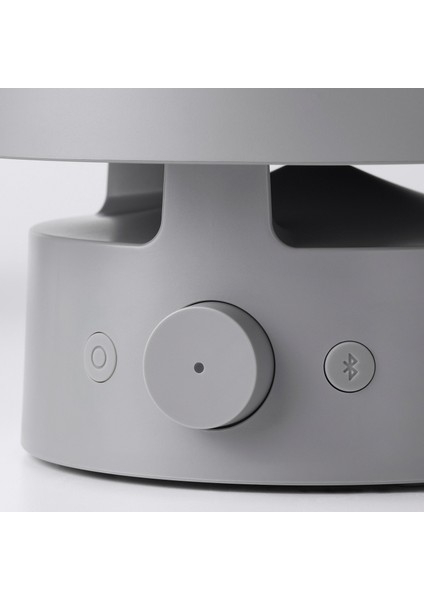 Bluetooth Hoparlörlü Lamba, Gri