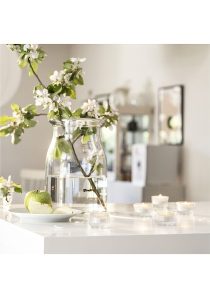 Kokulu Tealight Mum, Açık Yeşil, 3.5 Saat, Elma modelleri